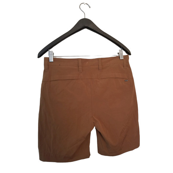Hurley Men's Chino Shorts Brown 4 Pockets Size 28 Inseam 7.5 in - Picture 5 of 8